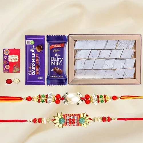 Kaju n Cadbury for Elegant Glare Rakhis