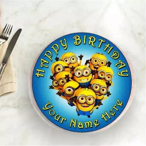 Send Kids Minions Cake for Birthday
