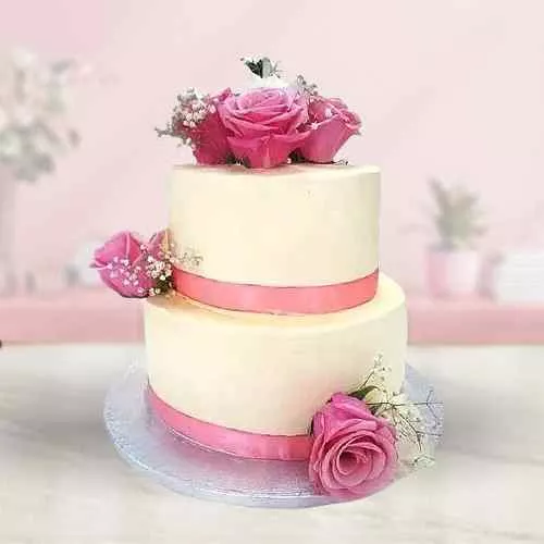 Online 2 Tier Wedding Cake