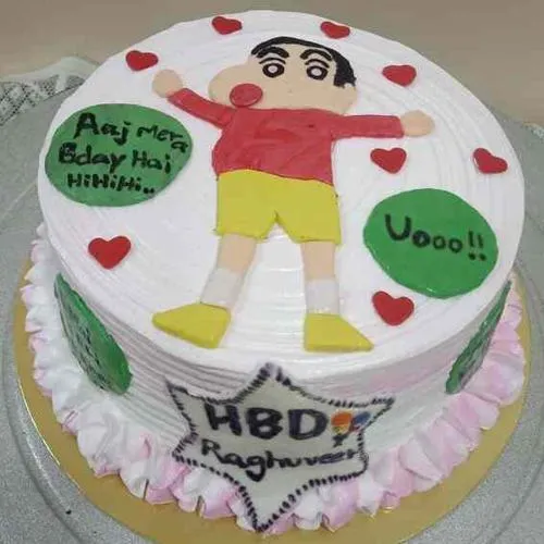 Shop for Fresh Shinchan Friends Theme Cake online - Mysore