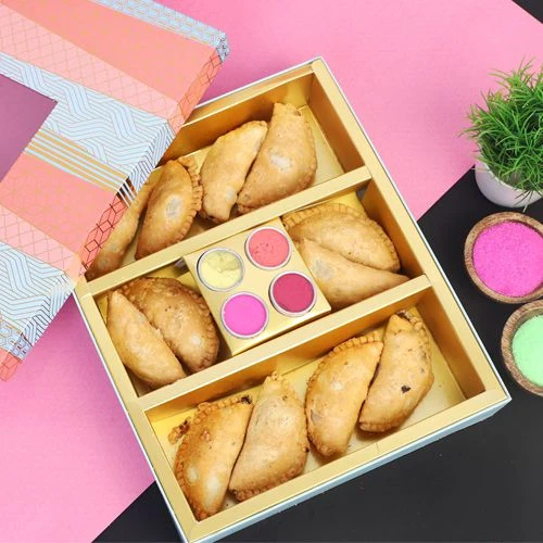 Delicious Baked Gujiya Treat Gift Box