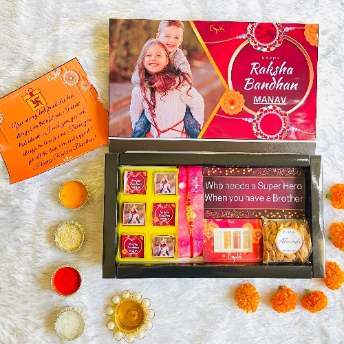 Perfectly Customized Rakhi Gift Hamper