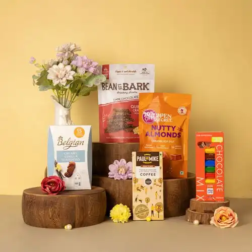 Sumptuous Chocolates  N  Nuts Delight Hamper