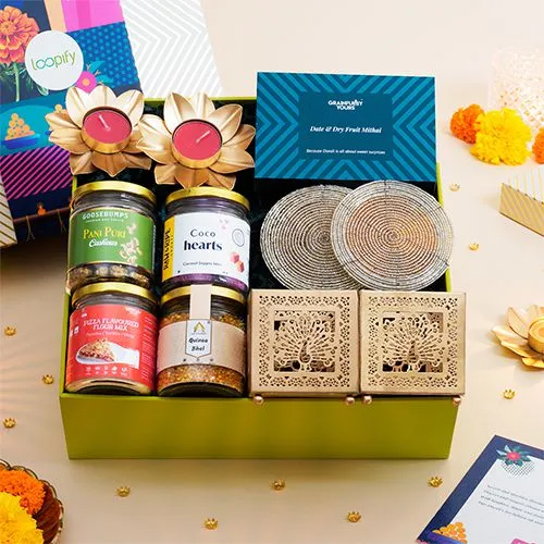 Cozy Vibes N Diwali Treats Hamper