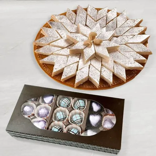 Shop Homemade Chocolates with Haldirams Kaju Katli 
