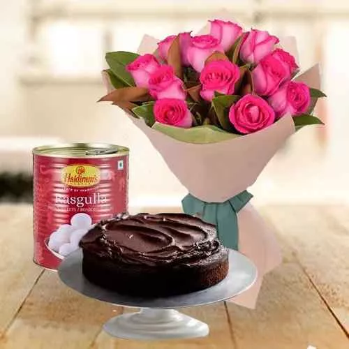 Sweetness Rosy Cake Combo