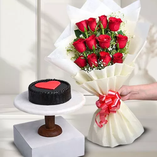 Passionate Roses  N  Chocolate Delight