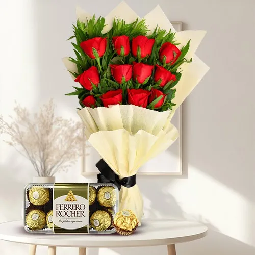 Heartfelt Roses and Decadent Chocolates