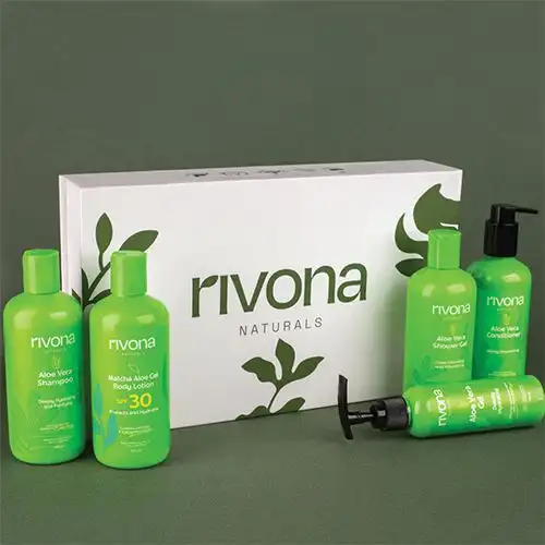 Complete Rivona Naturals Aloe Beauty Essentials Gift Set