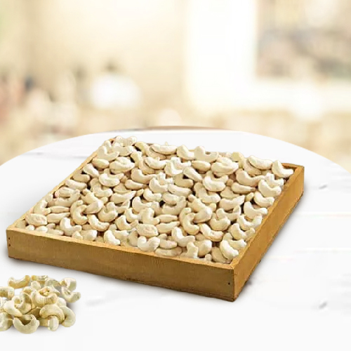 Amazing Cashews in Wooden Tray