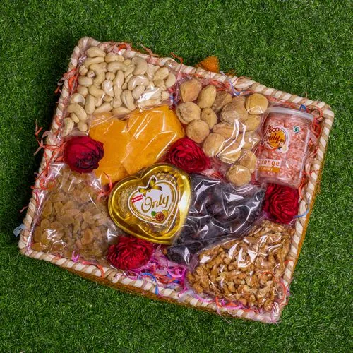 Premium Dried Nut  N  Fruit Celebration Hamper