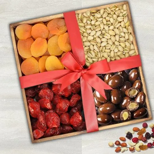 Deliver Ambrosial Dry Fruits Gift Tray
