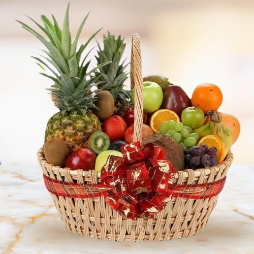 Buy Mixed Fruit Basket with Handle