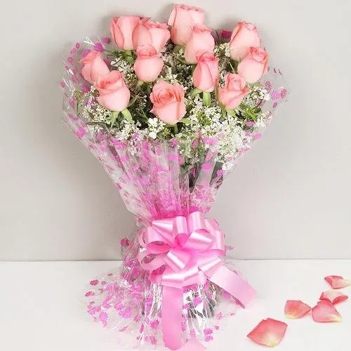 Shop Exclusive Dutch Pink Roses Bunch for Mothers Day 