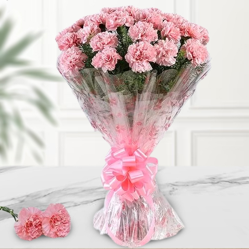 Order Mothers Day Pink Carnations Bouquet 