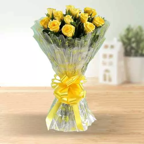 Send for Yellow Roses Bouquet 