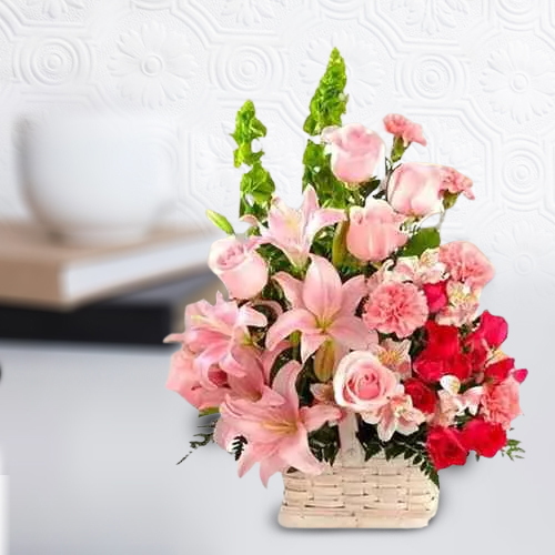 Send Floral Arrangement with Chocolate
