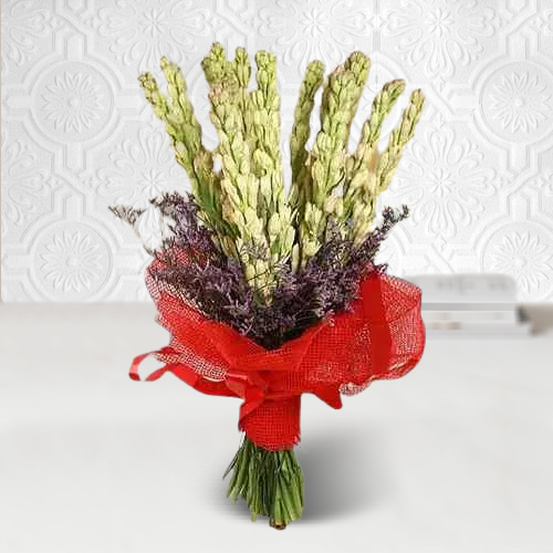 Order Charming Bouquet of Tuberoses in Tissue Wrapping