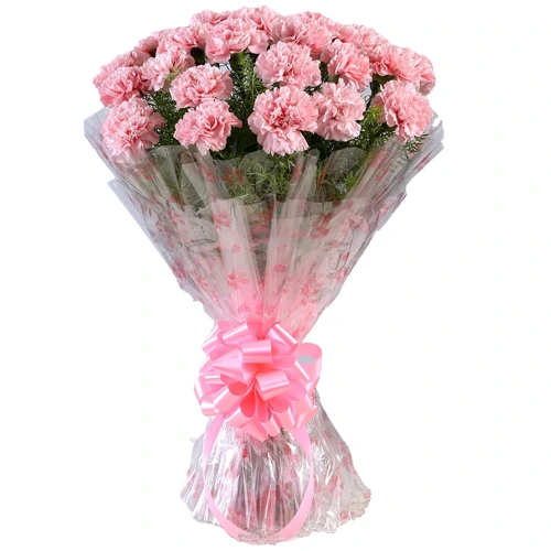Shop for fresh Bouquet of Carnations in Pink shade