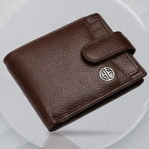 Trendy RFID Protected Leather Mens Wallet