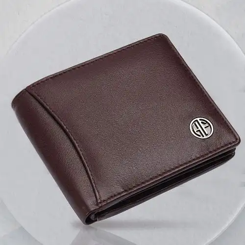 Fancy Leather RFID Protected Mens Wallet