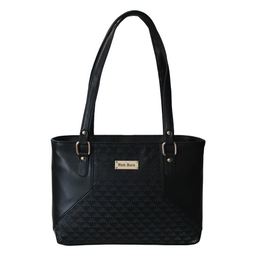 Sophisticated Ladies Shoulder Bag with Embossed Design