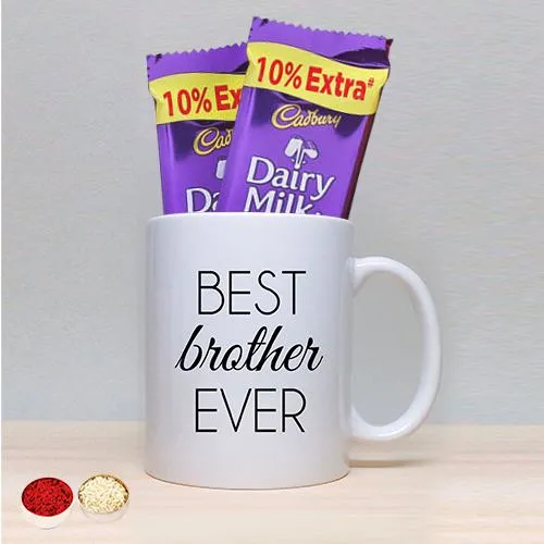 Coffee Mug with Twin Cadbury