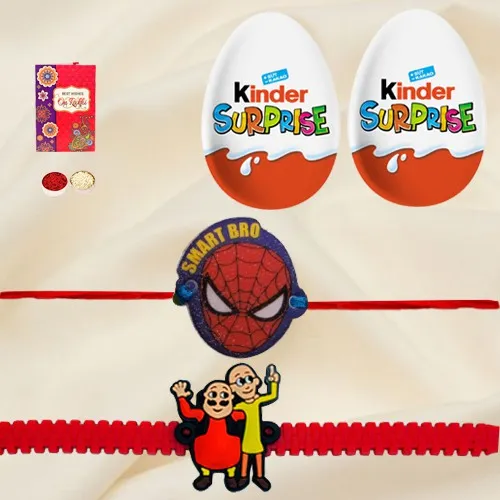 Kids Rakhi Toast with Kinder Surprise