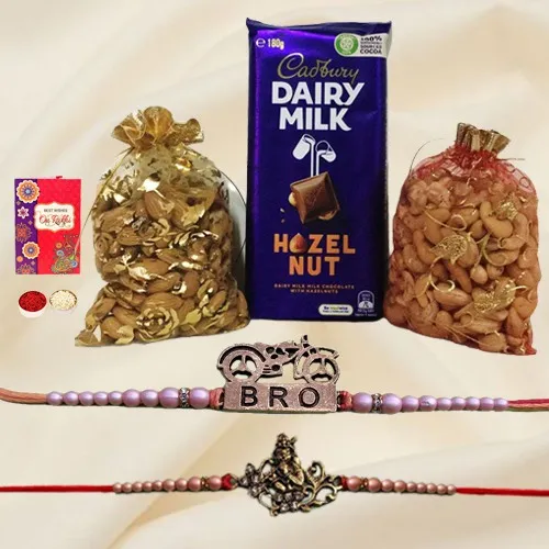 Quirky Bhai Rakhi with Choco n Nuts