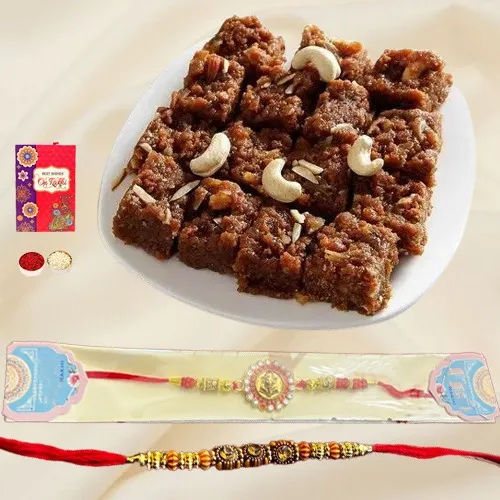 Dodha Barfi n Aesthetic Pair Rakhi