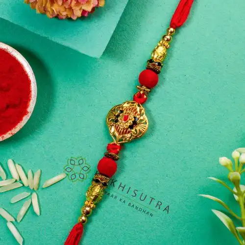 Splendid Kundan Rakhi