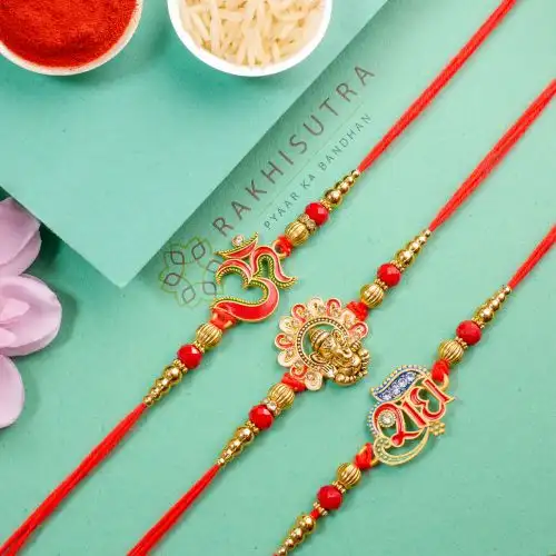 Set of 3 Premium Rakhi