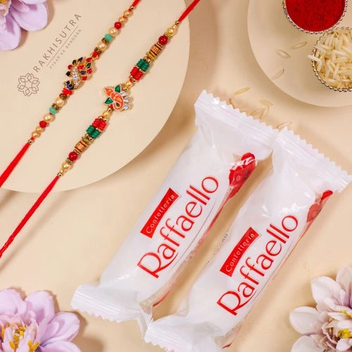 Magnificent AD Rakhi N Raffaello Delight