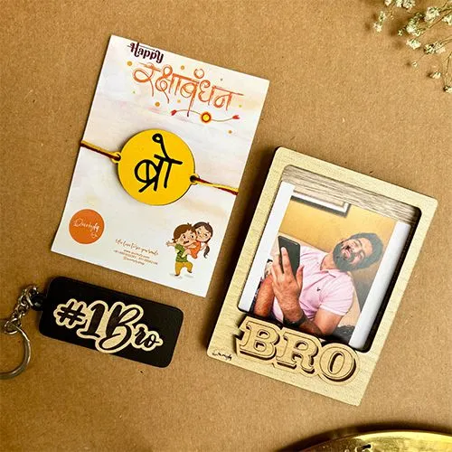 Exclusive Bro Rakhi N Personalized Gifts Set
