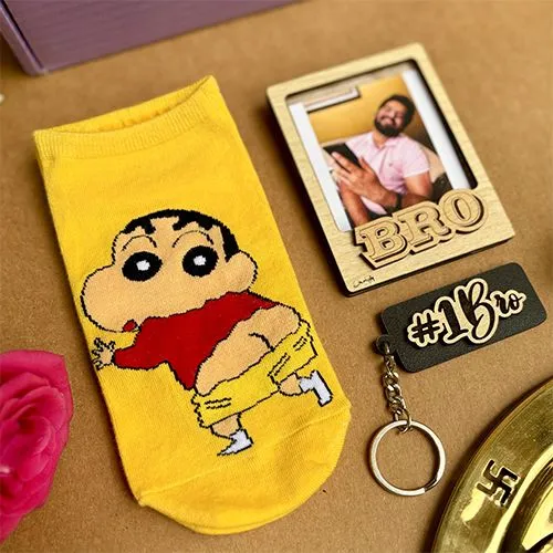 Brothers Delight  Shinchan Socks N Personalized Keepsakes