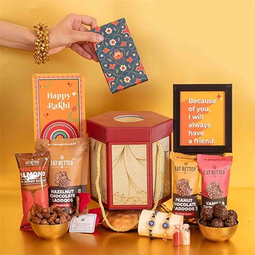 Heartfelt Rakhi Surprise Gift Box