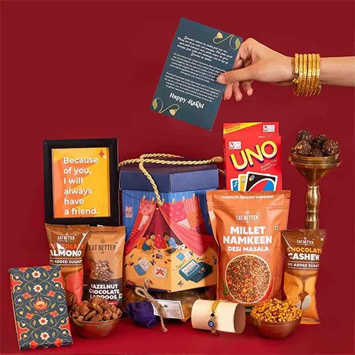 Rakhi Treasure Trove  Hamper For Sister