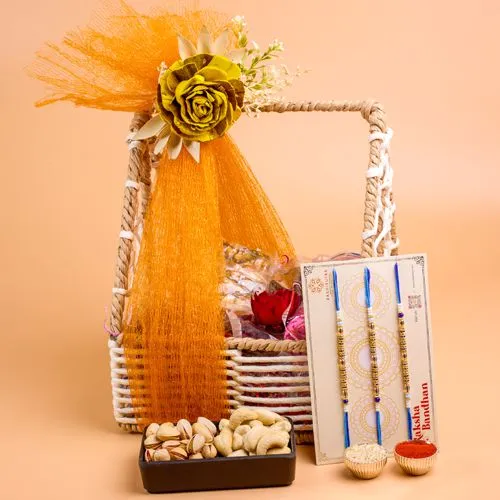 Designer Rakhi  N  Gourmet Delight Package