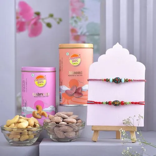 Deluxe Rakhi N Roasted Nuts Combo