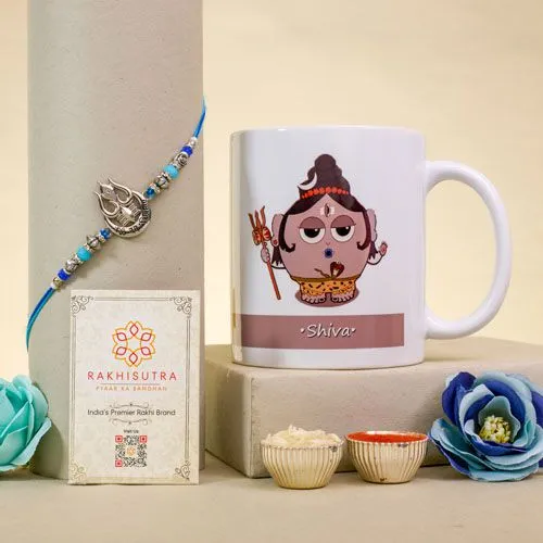 Sacred Shiva Rakhi N Mug Set