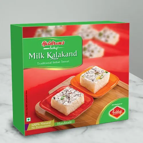 Shop Milk Kalakand Sweets from Haldirams Online