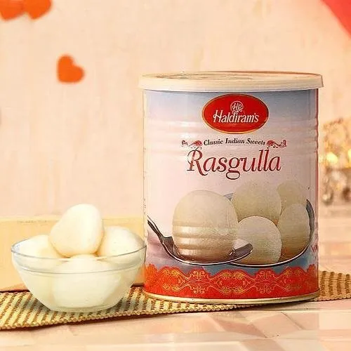 Deliver Rosogolla Pack from Haldiram for Mothers Day 