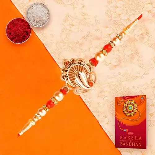 Sacred Thread Ganesha Rakhi