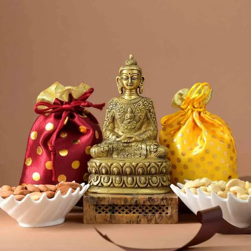 Meditating Buddha n Nutty Delight Box