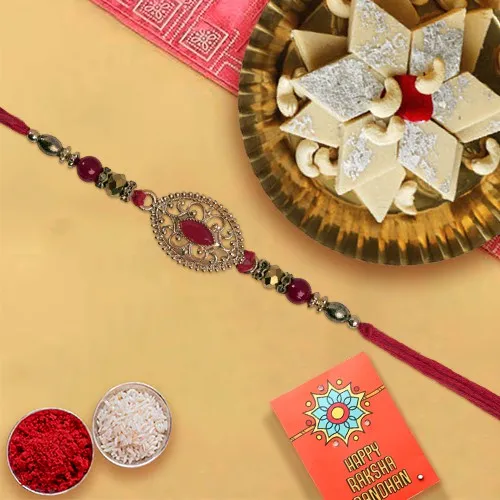 Sweet Rakhi Surprise with Kaju Katli