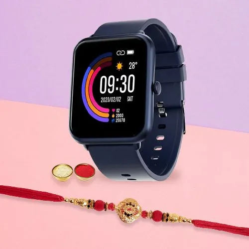 Fancy Rakhi N Fire Boltt Ninja Call Pro Smartwatch Combo