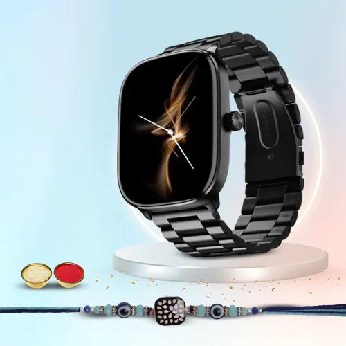 Exclusive Rakhi with Noise Smartwatch Pair