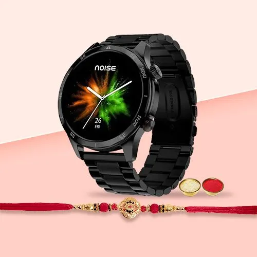 Festive Rakhi N Noise Mettalix Smartwatch Pair